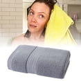 thumbnail image 1 of Wearable Bath Towel Cape Soft Highly Absorbent Quick Drying Comfortable Unisex Bathrobe for Relaxation, 1 of 3