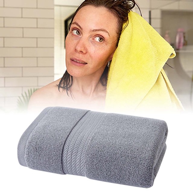 Wearable Bath Towel Cape Soft Highly Absorbent Quick Drying Comfortable Unisex Bathrobe for Relaxation