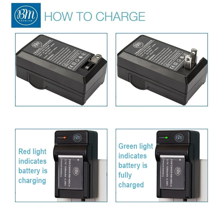 BM 2 NB-6LH Batteries and Charger for Canon PowerShot S120 SX170