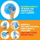 thumbnail image 5 of Power Your Fun Stress Ball para adultos y niños - Juguete de pelota de estrés medio, pelota sensorial antiestrés para apretar pelotas de estrés (azul), 5 of 5