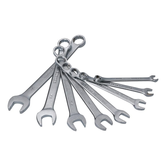 Juego 8 Llaves Combinadas Pulgadas Satinadas Rack Surtek F14S