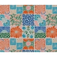 thumbnail image 2 of Outdoor Waterproof Taffeta Fabric - Soimoi Patchwork Print Multicolor | UV Resistant | Ideal for Cushion Covers, Raincoats, Shower Curtains & More | 56" Width, 2 of 7