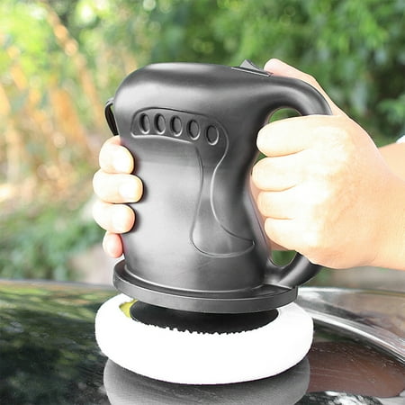 

RnemiTe-amo Buffer Polisher Electric Car Buffer Machine Polisher Waxer Kit With 2 Polishing Sponge Covers For Car Detailing Polishing And Waxing 12V