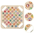 thumbnail image 6 of hengtong Wood Chess Board Game Logical Memory Chess Game for Leisure Family Gathering L, 6 of 9