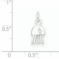 thumbnail image 2 of Beautiful Sterling Silver Jellyfish Charm, 2 of 2