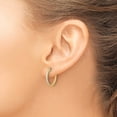 thumbnail image 5 of Auriga Fine Jewelry 14K Yellow Gold .40ct 26-1.5mm Round Hoop w/ Safety Clasp Diamond Earrings for Women, 5 of 6