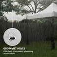 thumbnail image 5 of Outsunny 10' x 10' Canopy Cover with Weight Bags, UPF50+ Pop Up Canopy Replacement Top, White, 5 of 10