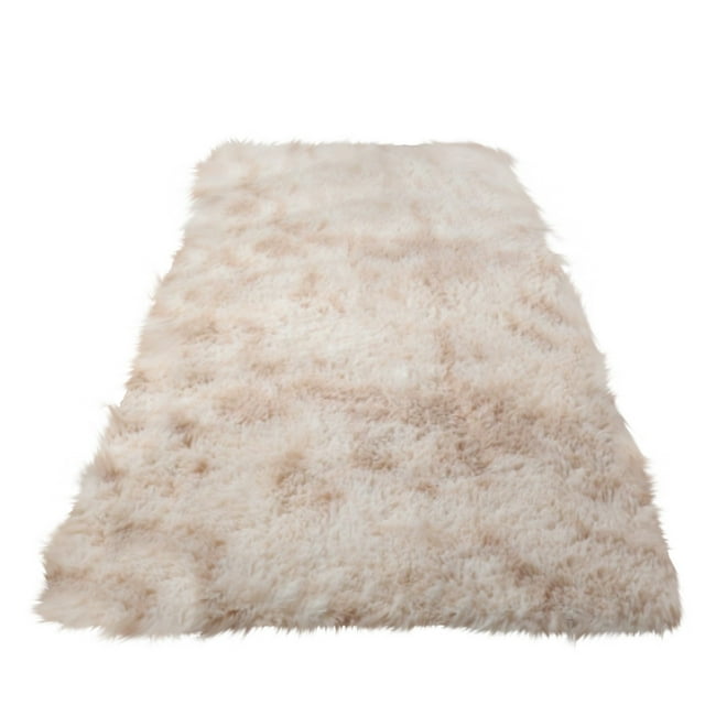 Washable Soft Plush Rug, Polyester Shag Area Rug for Bedroom, Washable Soft Shag Area Rug, High Pile Plush Carpet for Living Room Bedroom, Aesthetic Home Decor, Christmas Ornaments