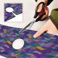 thumbnail image 6 of Yayeee Faucet Mat for Kitchen Sink 14.7" Diatomite Long Splash Guard Pad, Purple Waves Pattern, 2 Pack, 6 of 7