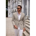 thumbnail image 4 of COOFANDY Men's Lightweight Two Button Knit Blazer - Casual Sport Coats Suit Jacket, 4 of 6