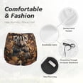 thumbnail image 4 of Pofeuu Cute Fallen Leaf Koala Print Women's Athletic Shorts Running Workout Shorts Tummy Control Quick Dry Gym Shorts with Pockets Double layer sports shorts-Medium, 4 of 7