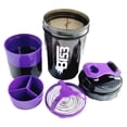 thumbnail image 3 of BT53 Protein Blender Beast 500ML Blue Blender Shaker Bottle with Protein Powder Storage, 3 of 4