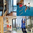 thumbnail image 4 of SPRING PARK Wooden Climbing Frame Hanging Rope Ladder for Kids Garden Swing Set Backyard Toy, 4 of 6