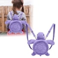 thumbnail image 2 of Mochila de tortuga para niñas. Mochila de tortuga monísima para viajes en familia, uso diario, festivales, actividades al aire libre, cumpleaños, colegio, niñas y niños, 2 of 5