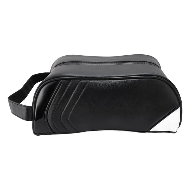 Bolsa Para Zapatos, Bolsa De Almacenamiento Portátil Multifuncional Resistente Al Agua De Cuero PU Con Asa Para Viajes