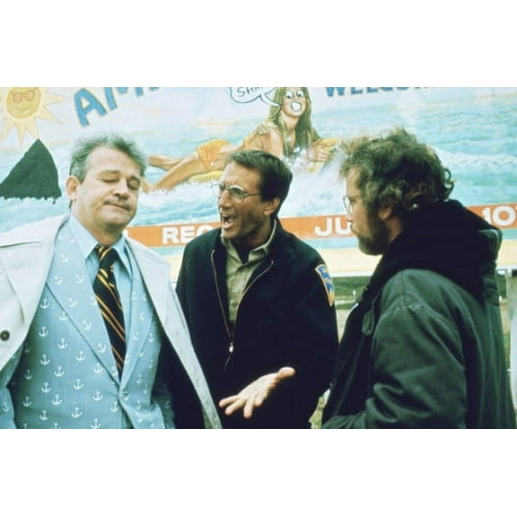 Jaws Roy Scheider Murray Hamilton Richard Dreyfus 24x36 Poster shark problems