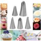 thumbnail image 3 of 11 unidades de kits de decoración de pasteles, crema de flores, puntas de helado, boquillas, bolsas de pastelería, naranja Feliz Sencillez, 3 of 5