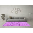 thumbnail image 3 of Ahgly Company Indoor Square Abstract Purple Modern Area Rugs, 6' Square, 3 of 4