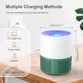 thumbnail image 5 of Lámpara antimosquitos, matamosquitos eléctrico UV, matamosquitos eléctrico silencioso para uso en exteriores e interiores, verde y blanco, 5 of 5