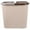 Brown, variant on Tineasur Double Compartment White Pedal Trash Can Plastic Kitchen Garbage Bin