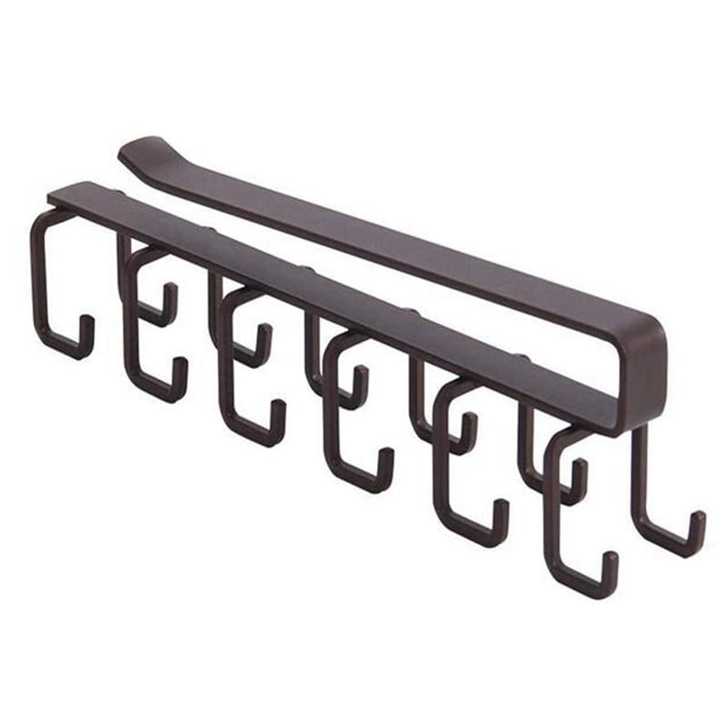 Multifunctional 12Hook Cup Holder, Under Shelf, Cup Holder Hook Hanger