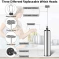 thumbnail image 4 of USB Rechargeable Electric Milk Frother, Portable Coffee Frother, 4 of 5