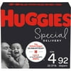 Huggies Special Delivery Hypoallergenic Baby Diapers, Size 4, 92 Ct