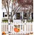thumbnail image 4 of Front Door Porch Decorations Hello Fall Door Hanging Sign 11 inch Wooden Wall Sign, Rustic Holiday Wreath Decor for Front Door Porch Home Window Wall Farmhouse Decorations, 4 of 6
