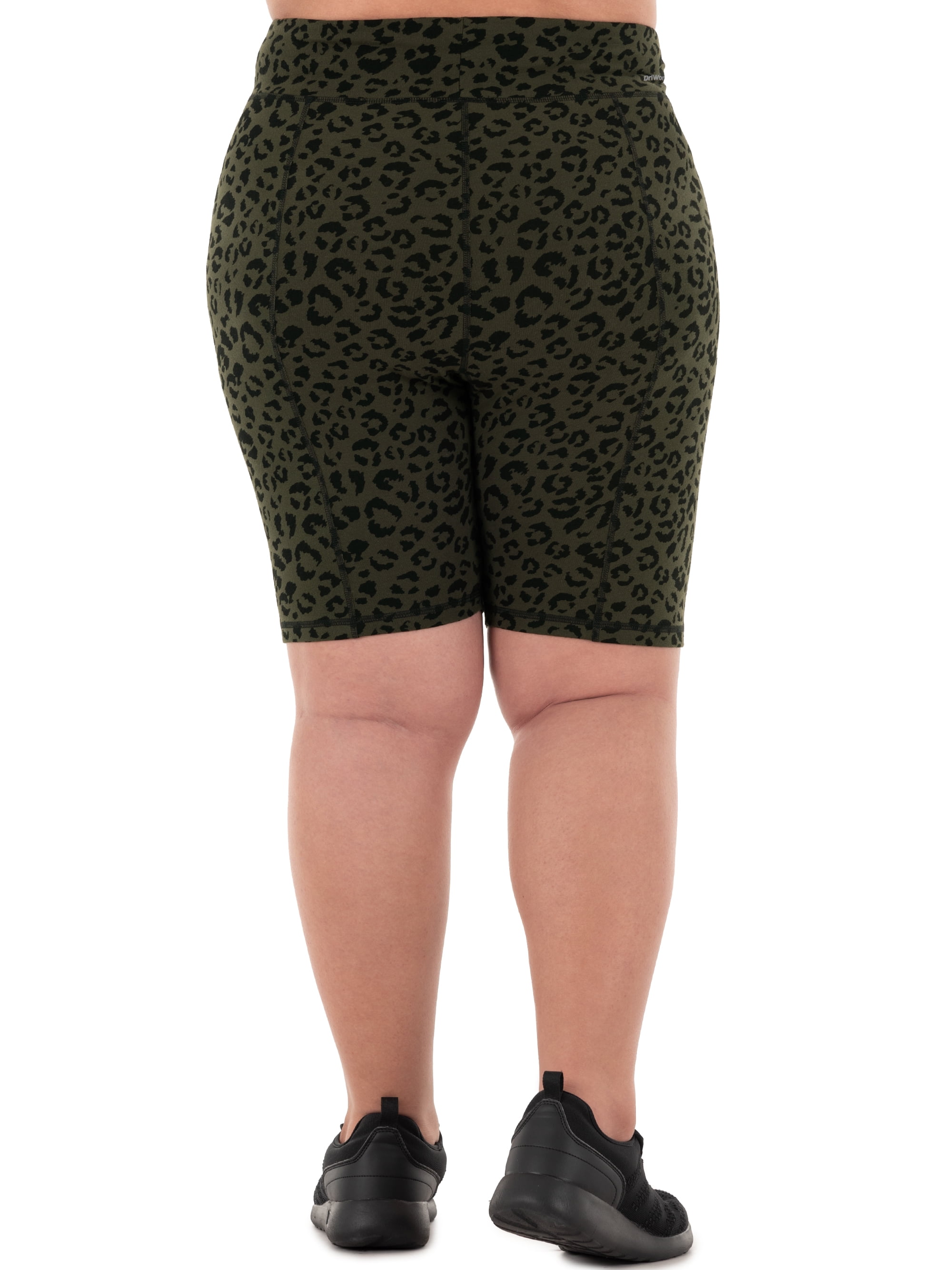 Athletic Works Women's Plus Printed Core Active Bike Short