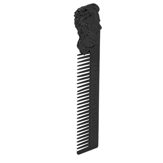 Mgaxyff Beard Comb, Smoothing Comb Teeth Three Dimensional Portrait Shape Beard Styling Comb For Office For Home For Travel