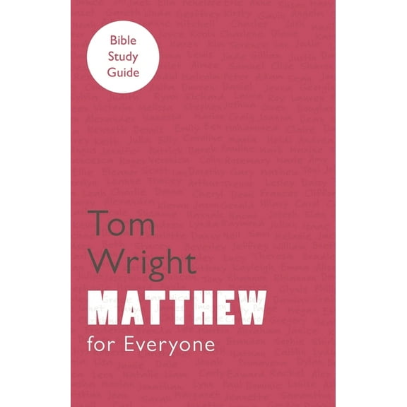 For Everyone Bible Study Guide: Matthew, (Paperback)