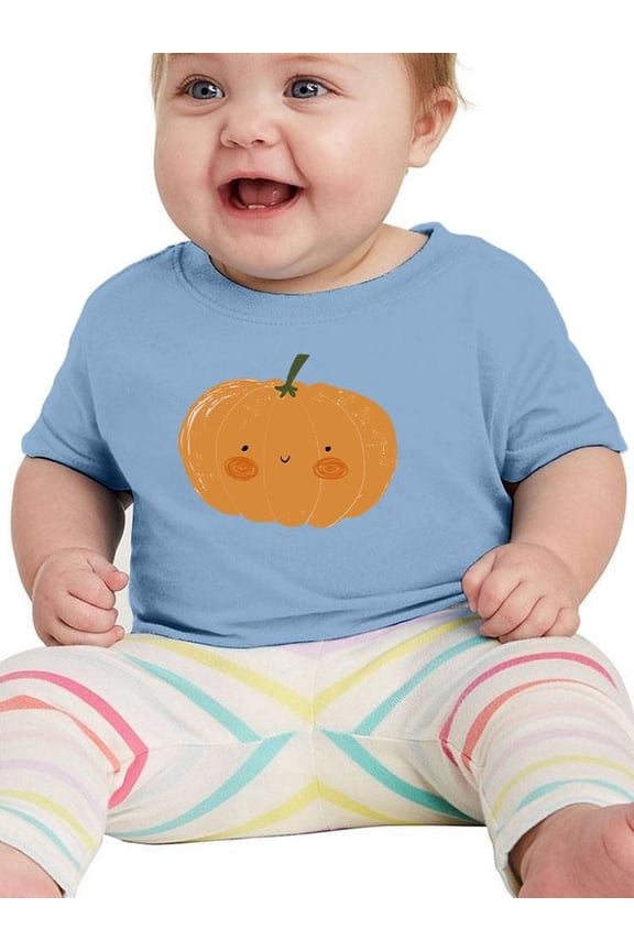 Funny Cute Big Pumpkin T-Shirt Infant -Image by Shutterstock, 6 Months