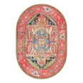 thumbnail image 2 of Unique Loom Outdoor Traditional Collection Area Rug - Limon (2' 2" x 3' 1" Oval Multi/Red), 2 of 8