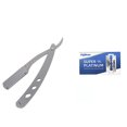 thumbnail image 1 of Men Professional Barber Razor Manual Shaver Straight Edge Stainless Steel Shaver Folding Shaving Shave With Blade, 1 of 5