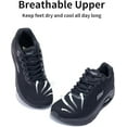thumbnail image 6 of Wide Toe Box Shoes Women Arch Support Walking Shoes Plantar Fasciitis Orthotic Tennis Sneakers US 6-11, 6 of 7
