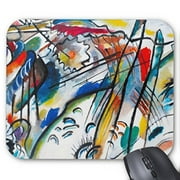 POPCreation Kandinsky Improvisation Mouse pads Gaming Mouse Pad 9.84x7.87 inches