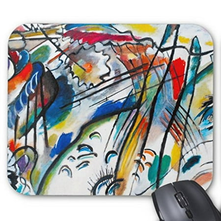 POPCreation Kandinsky Improvisation Mouse pads Gaming Mouse Pad 9.84x7.87 inches