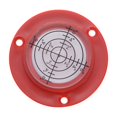 thumbnail image 3 of Uxcell High Precision Horizontal Bubble Level Round Bull's-Eye Level Measuring Layout Tools for RV TV Picture Red White 49x12mm, 3 of 7