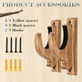 thumbnail image 3 of Fixed Wall Mounted Display Shelf - Home Wall Shelf Support, Wall Mount Hardware for Display & Storage, Floating Shelf Bracket for Decor, Books, Plants, 3 of 4