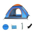 thumbnail image 1 of Tienda de campaña para 3-4 personas, fácil y rápida instalación, refugio, ligera, automática, tienda de campaña instantánea con bolsa de transporte Ventana superior, 1 of 8