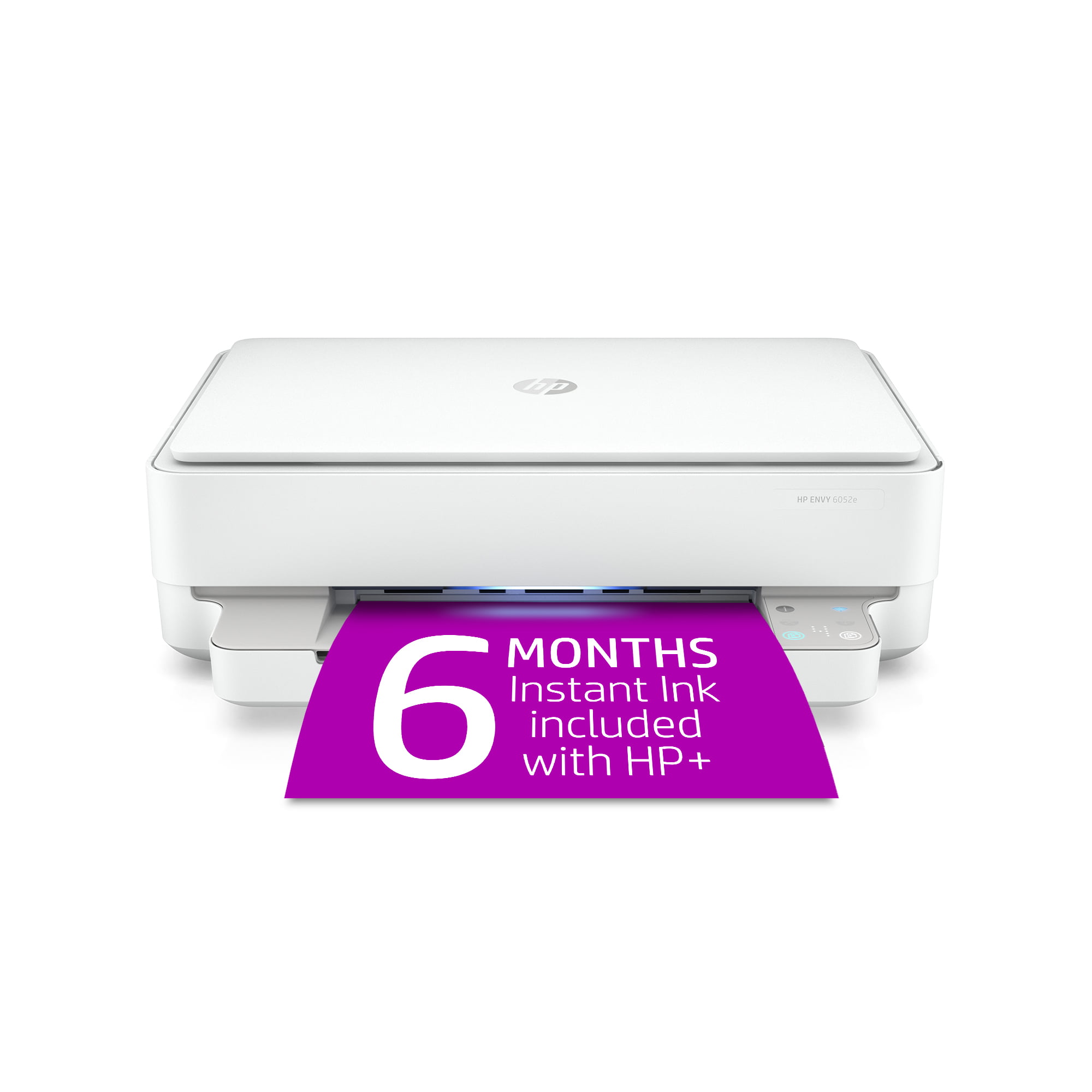 HP ENVY 6452e All-in-One Color Inkjet Printer with Months Instant Ink Included with HP+ - Walmart.com