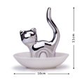 thumbnail image 5 of Bandeja de joyería con soporte para anillos de gato de cerámica MACHAO, 5 of 5