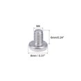 thumbnail image 3 of Tornillos de máquina M4x6mm Unique Bargains, tornillos de cabeza Phillips en forma de cruz, sujetadores, pernos, 20 piezas, 3 of 3