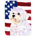 thumbnail image 1 of USA American Flag With Maltese Glass Cutting Board - Large, 1 of 1