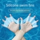 thumbnail image 5 of Guantes de Mano de Silicona para Nadador, Nadador Principiante, Entrenador de Palma de Estilo Libre para Amantes de la Natación, Azul S, 5 of 5