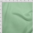 thumbnail image 4 of oneOone Cotton Jersey Green Fabric Asian Block Sewing Craft Projects Fabric Prints By Yard 58 Inch Wide, 4 of 4
