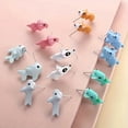 thumbnail image 4 of 14pcs Fun Clay-bite Jewelry Cute Animal Earring Set - Dinosaur, Puppy And Whale Designs - Gift Fun Accessories, 4 of 5