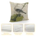 ALEPADNF Farmhouse Throw Pillow Covers Heron Dancing Double Sideds with