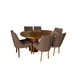 thumbnail image 1 of Comedor color café de madera de parota para 6 personas, 1 of 7