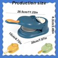 thumbnail image 3 of Clearance Deals！！2 In 1 Dumpling Maker Maker Manual Baking Dumpling Skin Mould For Ravioli Pierogi Hand Pie, 3 of 7